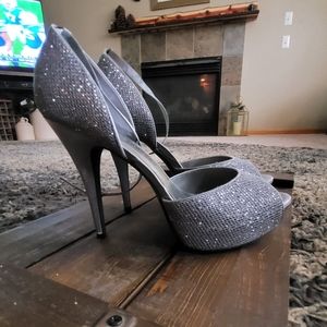 Open toe heels